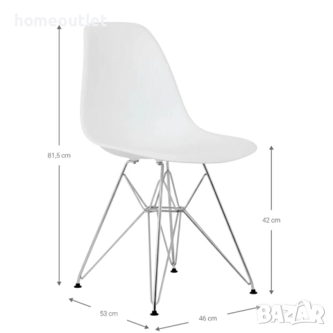 Висококачествени трапезни столове - Два цвята, снимка 8 - Столове - 36581516