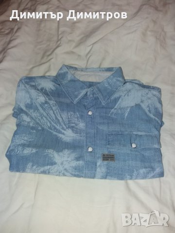 G-star raw - Невероятна мъжка риза, снимка 7 - Ризи - 26305278