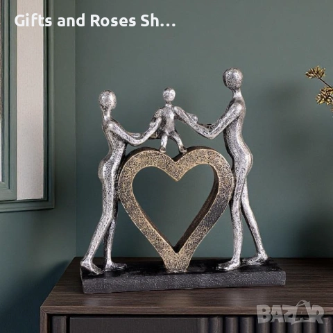 Декоративна статуетка Семейство с дете