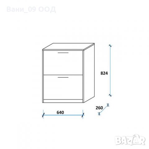 Красив бял шкаф за обувки , снимка 2 - Шкафове - 39867984