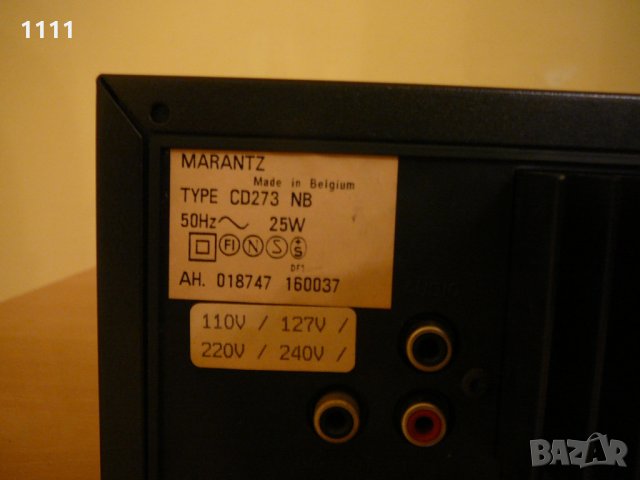 MARANTZ CD 273, снимка 7 - Ресийвъри, усилватели, смесителни пултове - 35325520