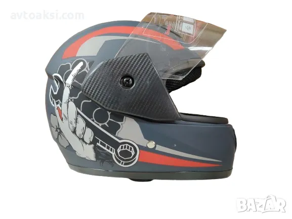 Каска за Мотор два цвята М/Л/ХЛ размер, снимка 2 - Аксесоари и консумативи - 49020904