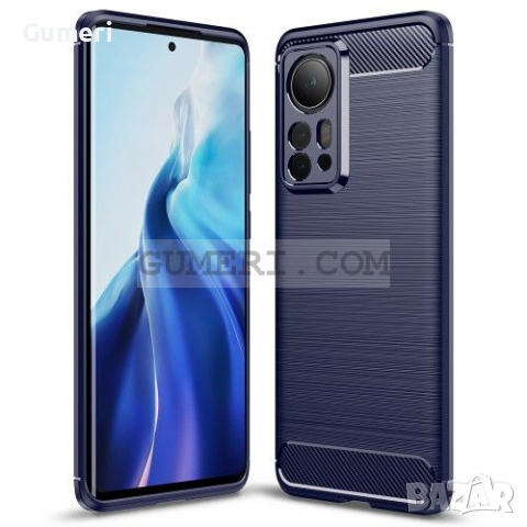 Xiaomi 12 Pro Удароустойчив Гръб Със Защита За Задната Камера - Карбон, снимка 9 - Калъфи, кейсове - 36541236