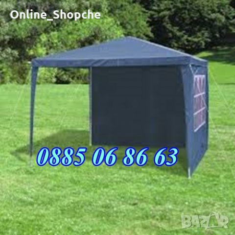 Градински сгъваеми шатри 3х3м, 3х4.5м, 3х6м, павилион, страници, платнище, снимка 3 - Градински мебели, декорация  - 32583236