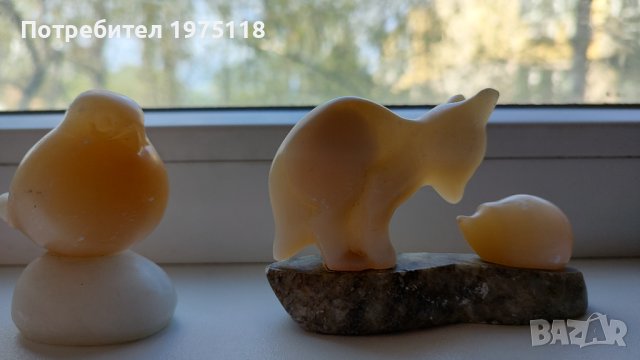 От 1960 та година Истински руски селенит ръчна изработка върху мрамор , снимка 6 - Антикварни и старинни предмети - 40522227