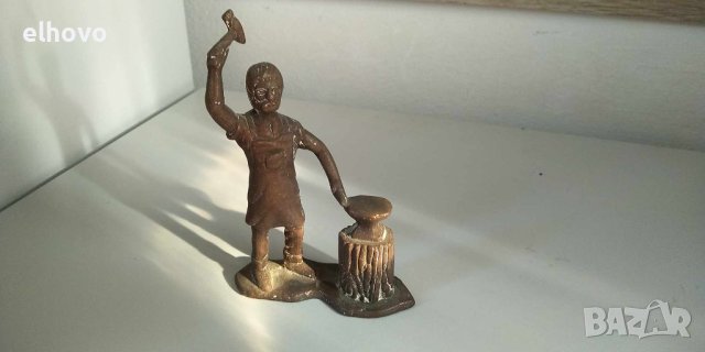 Колекционерска метална фигурка на ковач, снимка 2 - Антикварни и старинни предмети - 43937486