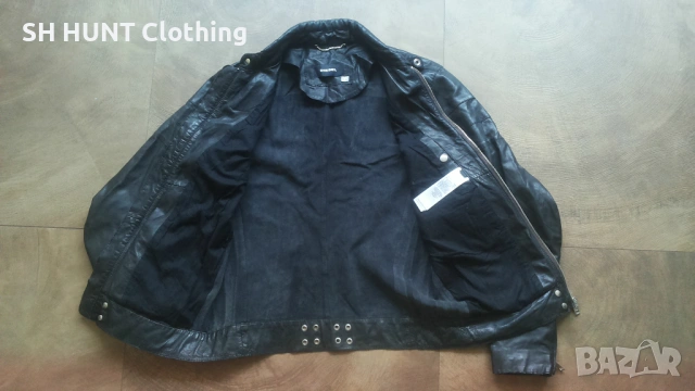 DIESEL SHEEPSKIN LEATHER JACKET Размер M яке естествена овча кожа 17-68, снимка 10 - Якета - 53140767