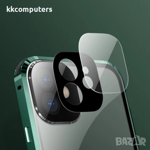 Apple iPhone 12 View Window/ Magnetic Metal Frame Калъф и Протектор, снимка 11 - Калъфи, кейсове - 51121799