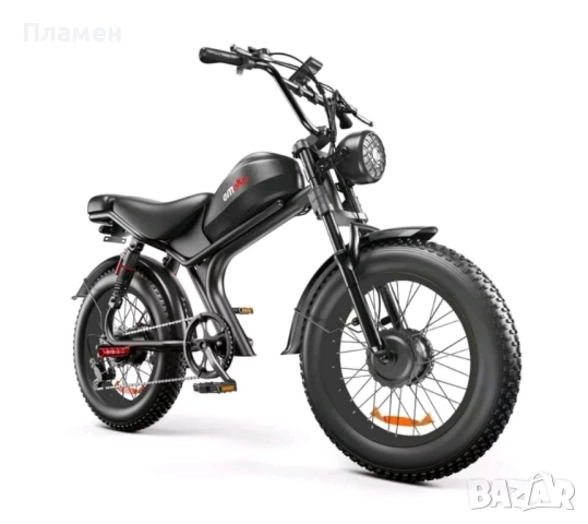 НОВО !!! Електрически Велосипед Emoko C93 Dual 2*1000W 48V/23Ah 50 км.ч , снимка 2 - Велосипеди - 52023217