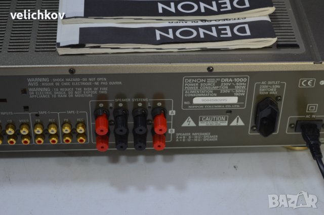 Ресивър DENON DRA-1000, снимка 6 - Ресийвъри, усилватели, смесителни пултове - 40636253