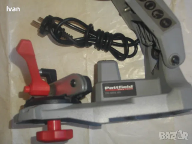 85W Ф108мм Немска оригинална ЕЛЕКТРИЧЕСКА МАШИНА ТОЧЕНЕ ЗАТОЧВАНЕ ВЕРИГИ Почти нова Pattfield PE-SKS, снимка 7 - Други инструменти - 47691139