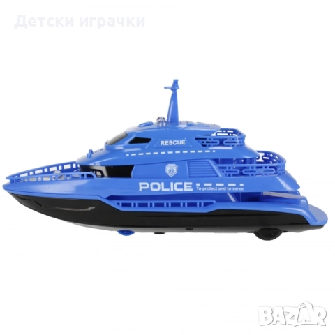 Детска лодка полицейска с ефекти, снимка 2 - Коли, камиони, мотори, писти - 52070116