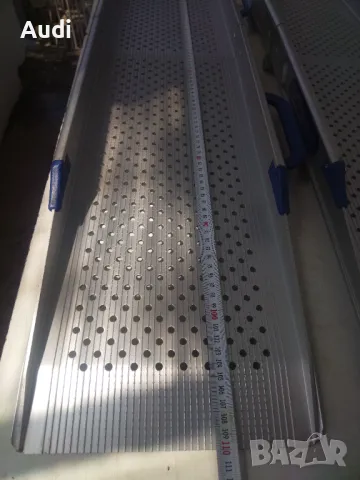 Комплект чисто нови сгъваеми рифеловани алуминиеви рампи KVISTBERGA  Товароносимост на всяка рампа 2, снимка 11 - Други - 50108162