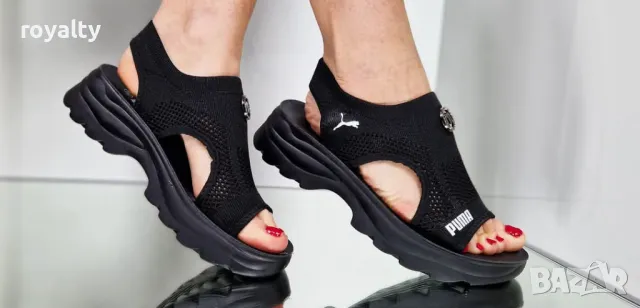 Puma черни дамски сандали , снимка 3 - Сандали - 50394300
