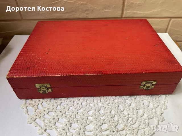 Красив комплект от Англия в оригиналната му кутия, снимка 9 - Антикварни и старинни предмети - 52641559