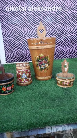 немска рисувана дърворезба , снимка 1