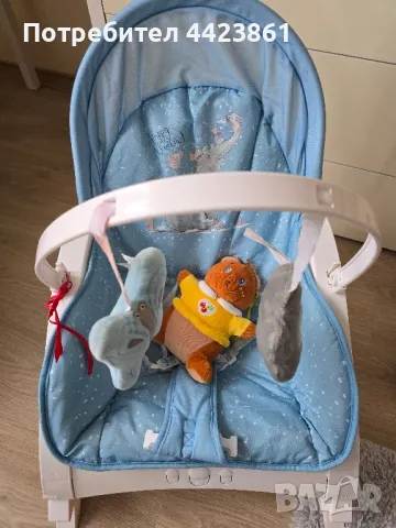 Продава се бебешки музикален шезлонг - люлка Lorelli 
