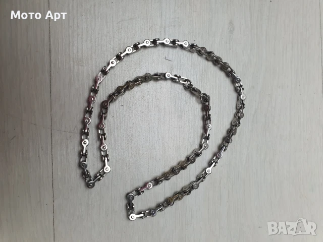 Рокерска Стоманена Верижка Верига Унисекс качествена плетка Верига Ланец, снимка 6 - Колиета, медальони, синджири - 51068117