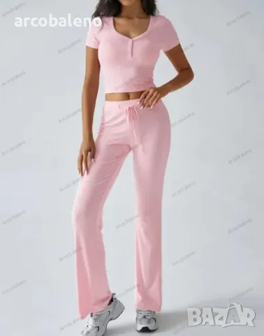 Дамски Y2K ежедневен комплект от две части, 4цвята , снимка 8 - Комплекти - 49416147