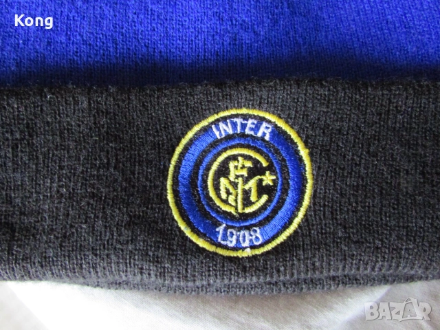 Интер Милано Италия Оригинална Нова с етикет зимна шапка Inter Milan Italia , снимка 3 - Футбол - 53150903
