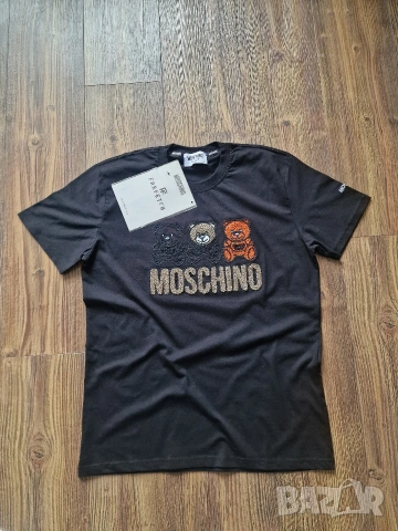 Страхотна мъжка тениска MOSCHINO размер S M L XL 2XL 