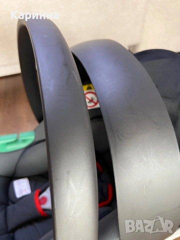Кошница/стол за кола Cybex Aton B2 i-size + адаптери за количка, снимка 7 - Столчета за кола и колело - 53245207