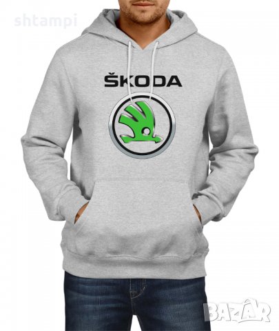Мъжки Суитчър/Суитшърт Skoda, снимка 2 - Суичъри - 33450663