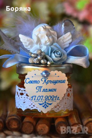 бурканчета с мед. подаръци за сватба, кръщене и други, снимка 11 - Фотографи - 11185528
