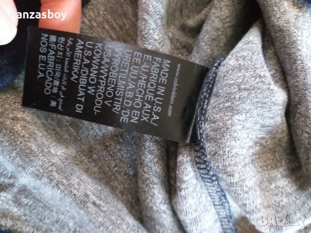 calvin klein - страхотна мъжка тениска КАТО НОВА, снимка 6 - Тениски - 40361583