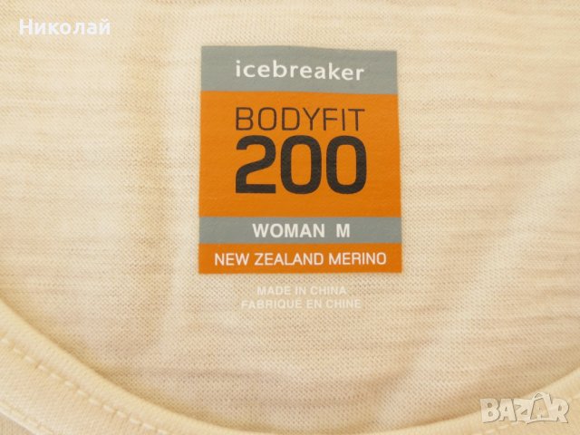 Icebreaker bodyfit 200 women UPF 30+, снимка 6 - Тениски - 38616836