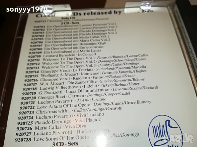 PLACIDO DOMINGO-ORIGINAL CD X2 MADE IN ITALY 3103231152, снимка 13 - CD дискове - 40202953