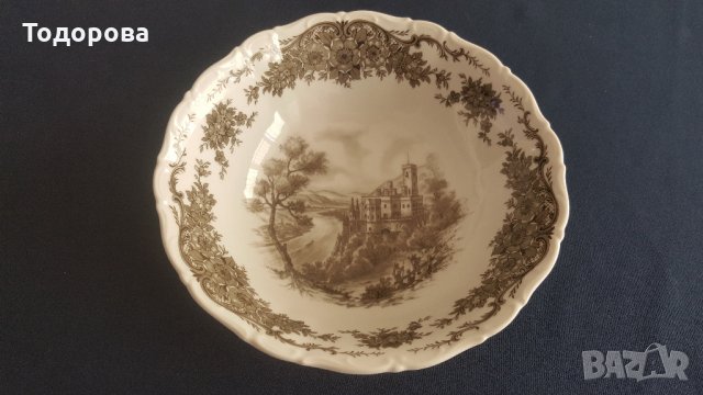 Голяма стара порцеланова купа - Бавария., снимка 2 - Антикварни и старинни предмети - 32854127