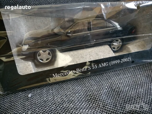 B66040686,умален модел die-cast Mercedes-Benz S 55 AMG,V220 (1999-2002),1:18, снимка 6 - Колекции - 47662971