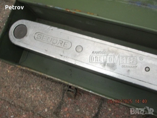 GEDORE - RAHSOL - DREMOMETER - Typ D - MADE IN GERMANY - 3/4" PROFI Динамометричен Ключ 140 - 760 Nm, снимка 2 - Гедорета - 51621955