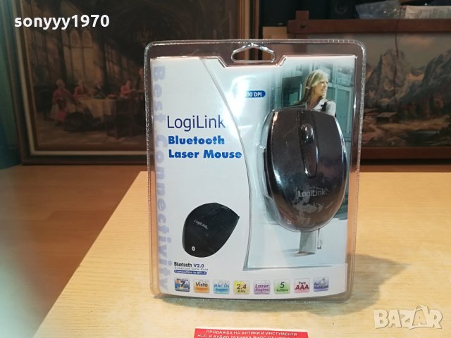 LOGI LINK BLUETOOTH мишка-ВНОС GERMANY 0804212030, снимка 4 - Клавиатури и мишки - 32478866