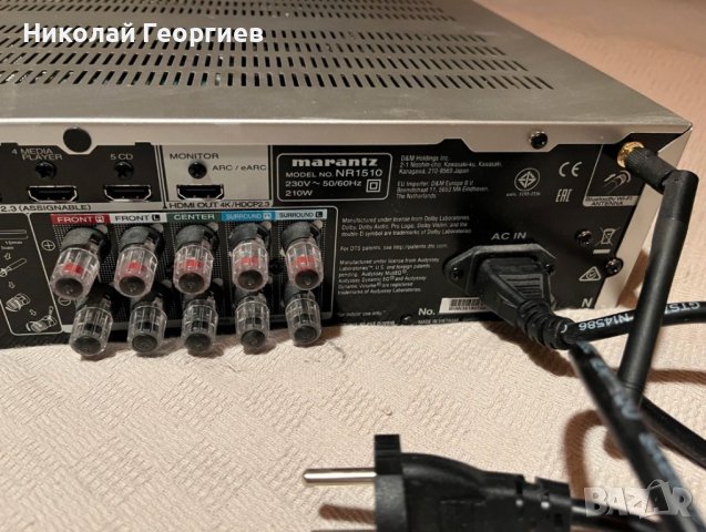 Marantz NR1510 4k HDR 2019, снимка 7 - Ресийвъри, усилватели, смесителни пултове - 43144950