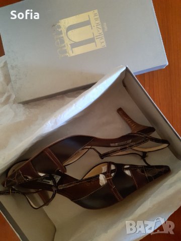 Дамски обувки ток нови Естествена кожа марка NERA Collezione с 50% отстъпка, снимка 11 - Дамски елегантни обувки - 31959244
