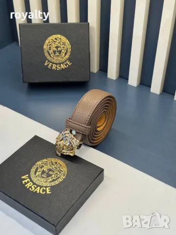 Versace естествена кожа колани , снимка 9 - Колани - 49549765