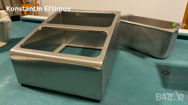 Гастрономи и стойка инокс мат, снимка 9 - Прибори за хранене, готвене и сервиране - 43360338