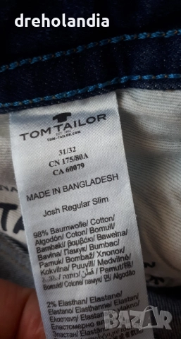 Дънки – Tom Tailor – 31/32 – Josh regular slim, снимка 7 - Дънки - 51810861