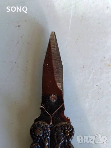 Уникална Много Стара Колекционерска Ножичка (Love & Star), снимка 4 - Колекции - 53431470