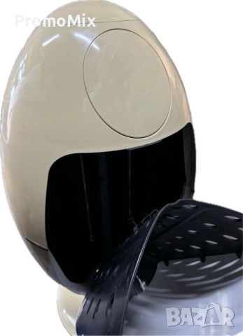 Кош за смет SoldiDesign Ovetto Дизайнерски кош за отпадъци с 3 отделения Кош за боклук , снимка 9 - Други стоки за дома - 47833263