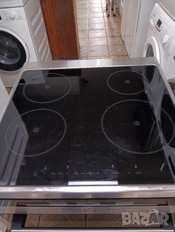 Иноксова свободно стояща печка с индукционни котлони Сименс Siemens с две години гаранция!, снимка 7 - Печки, фурни - 53449785