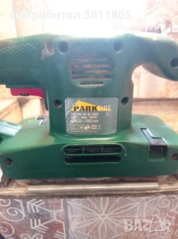 Вибрационен шлайф за дърво Parkside , снимка 3 - Други инструменти - 53131012