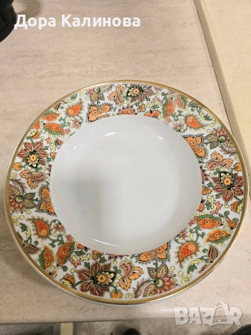 Стар български порцелан "Кашмир" на "Изида *, снимка 2 - Колекции - 52592404