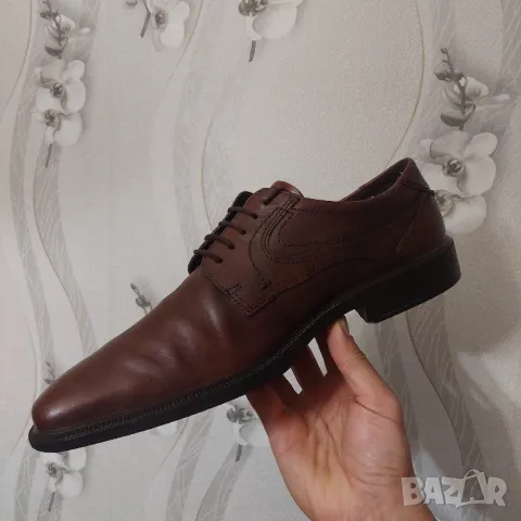 ECCO  кожени обувки номер 46, снимка 6 - Ежедневни обувки - 47917713