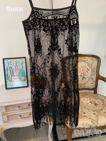Плажна рокля в размер 38, подходяща за S/M, снимка 6 - Рокли - 44922632