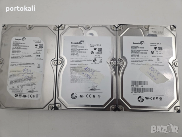 +Гаранция! 750GB PC Хард твърд диск HDD 3.5" инча за компютър