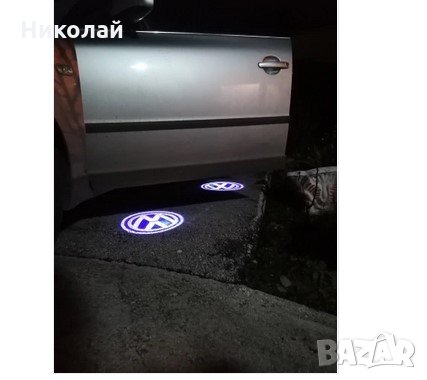 LED светлини за врата с лого на VW и за Audi модели до 2020, снимка 2 - Аксесоари и консумативи - 28316180