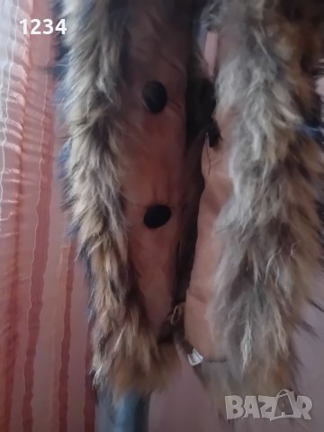 Голяма естествена яка от ракун , снимка 4 - Шалове - 43707408